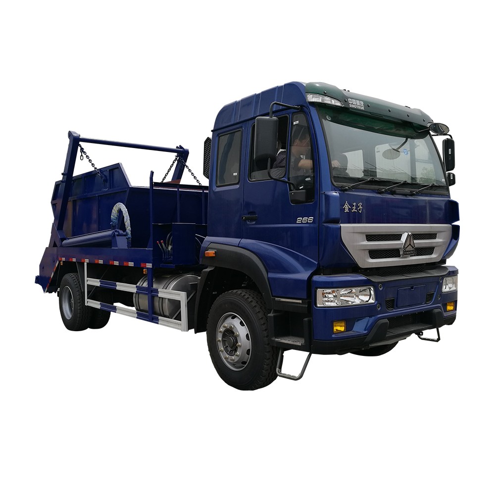 Camion à ordures hydraulique Sinotruk 10 Cbm